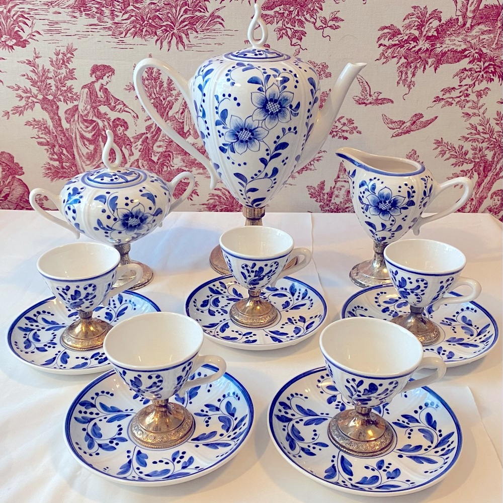 Rare Alfa made in Italy tea coffee espresso set vintage antique
